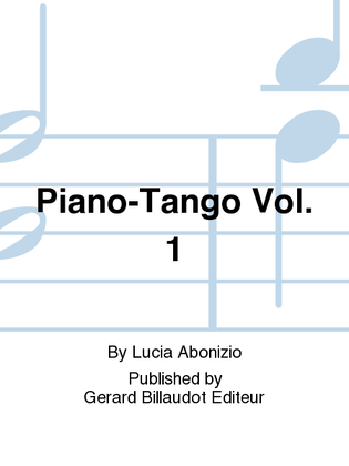 Book cover for Piano-Tango Vol. 1