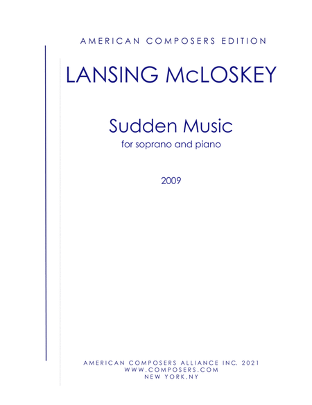 [McLoskey] Sudden Music