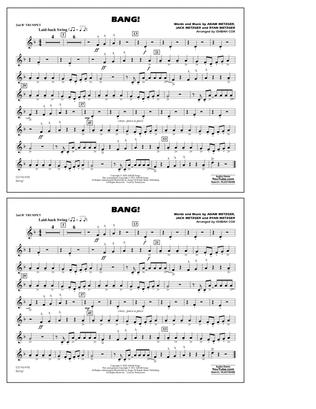 Bang! (arr. Ishbah Cox) - 2nd Bb Trumpet