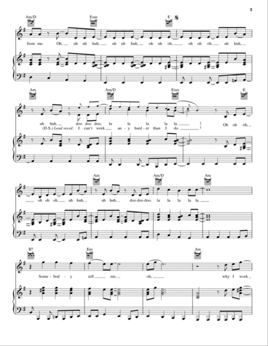 Everything She Wants Piano, Vocal, Guitar scores gallery preview page 3