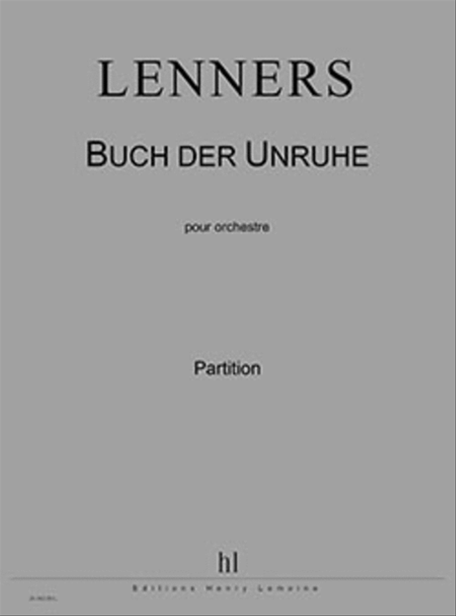 Buch Der Unruhe Orchestra scores gallery preview page 1