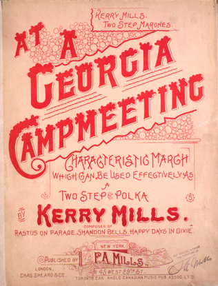At a Georgia Camp Meeting. A Characteristic March
