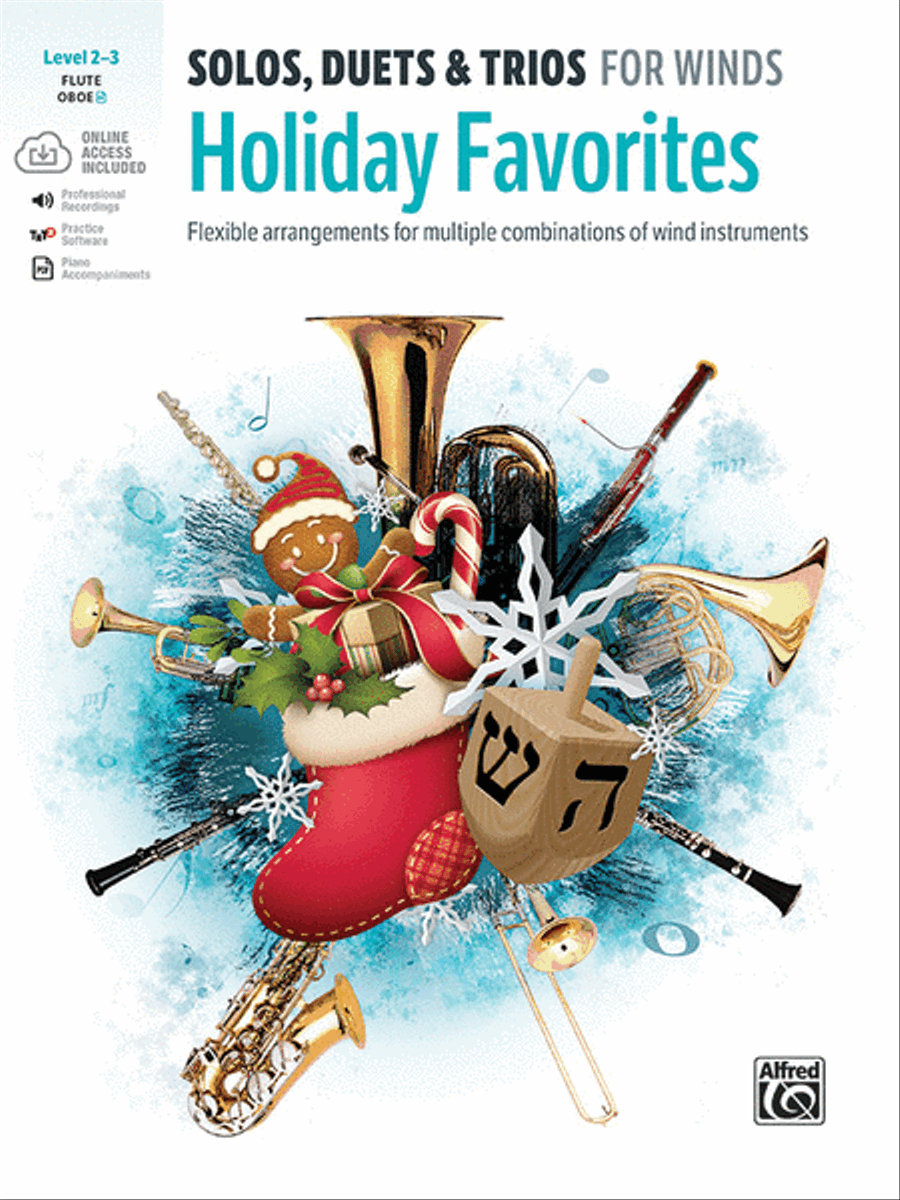 Solos, Duets & Trios for Winds -- Holiday Favorites Small Ensemble scores gallery preview page 1