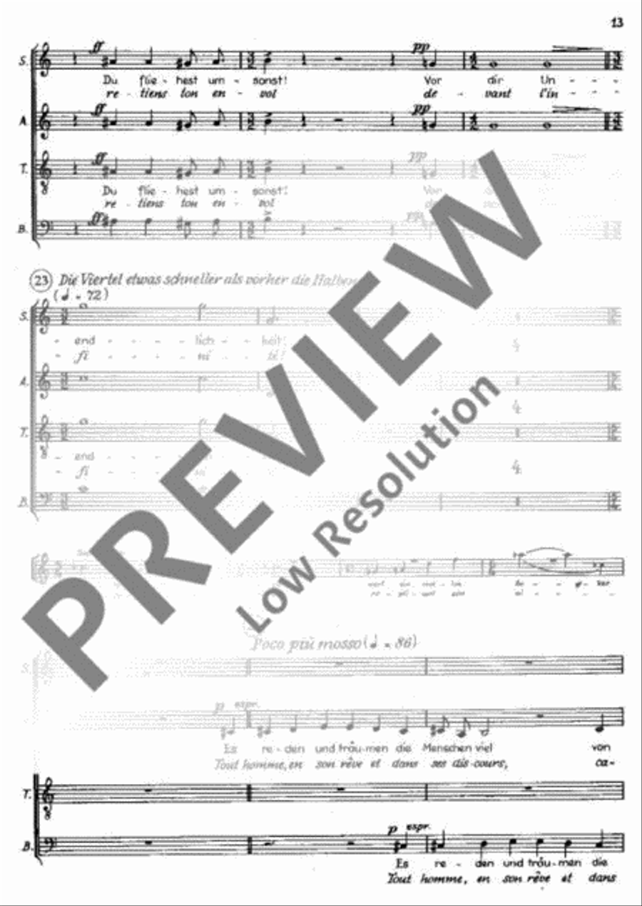 Kantate Nr. 6 4-Part scores gallery preview page 14