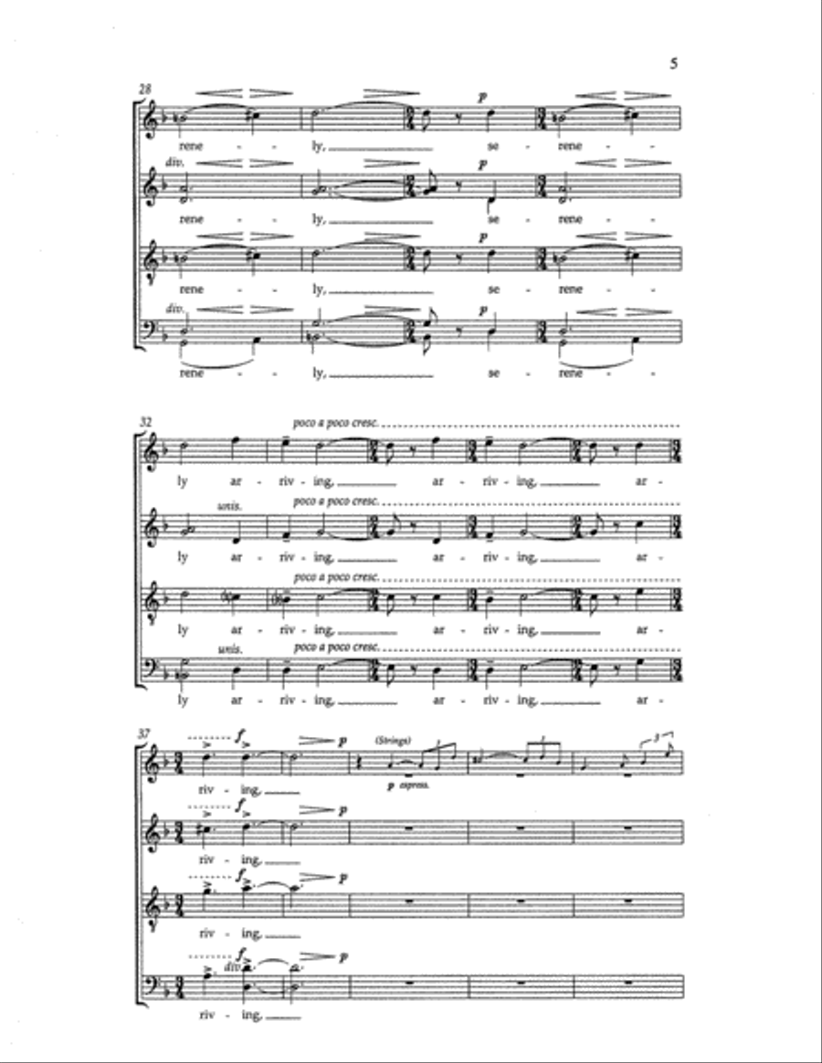 Invocation and Dance 4-Part scores gallery preview page 12