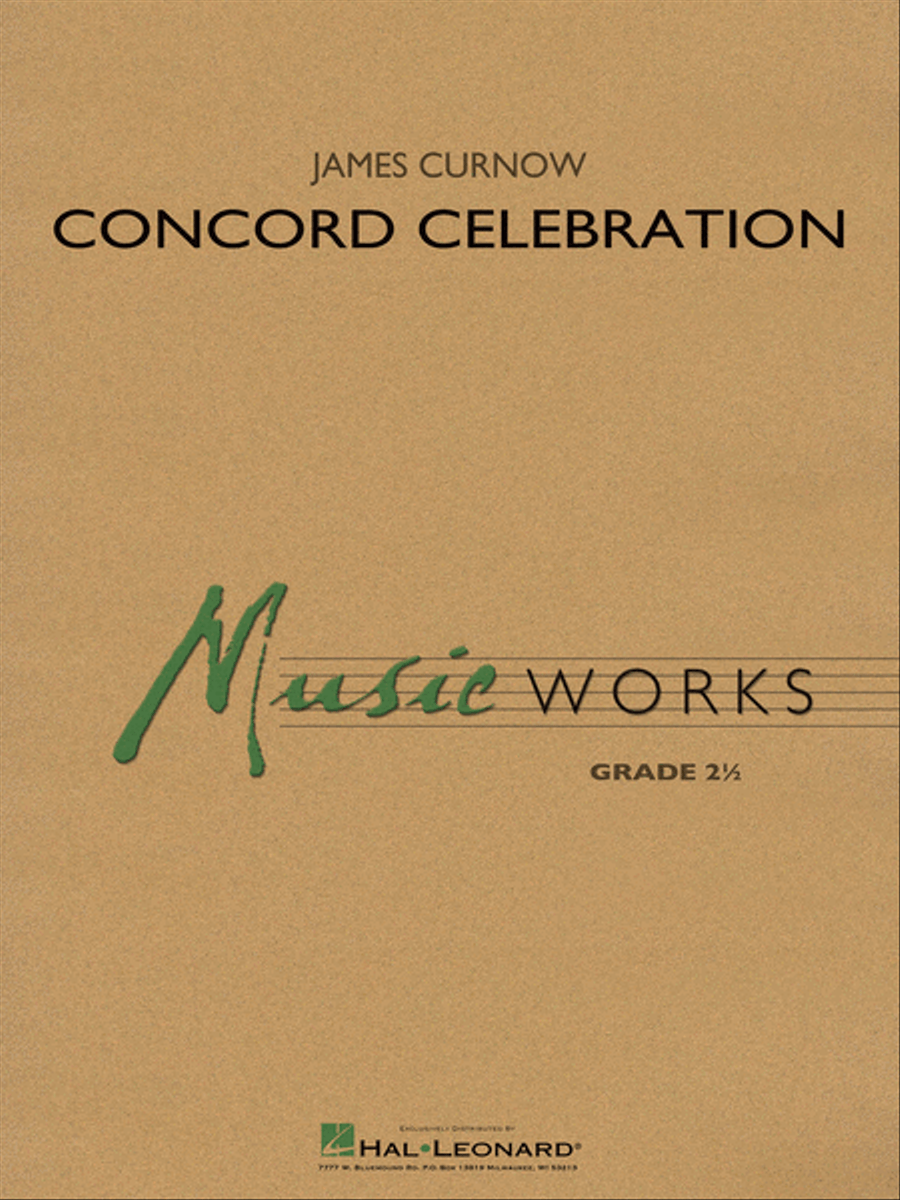 Concord Celebration Concert Band scores gallery preview page 1