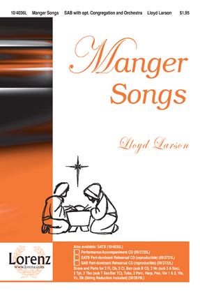 Book cover for Manger Songs