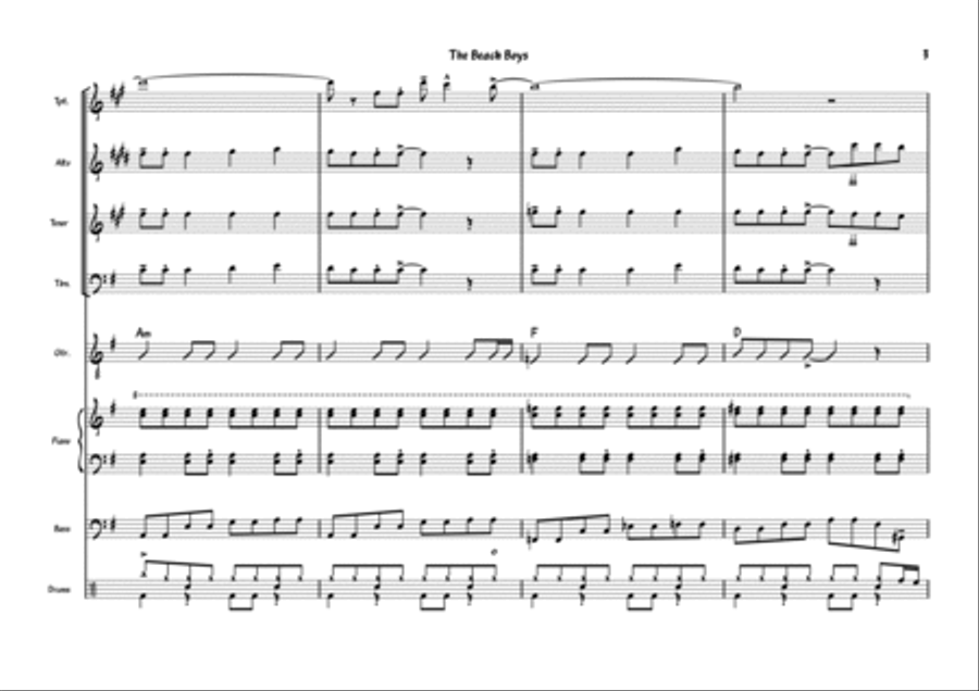 I Get Around Jazz Ensemble scores gallery preview page 3