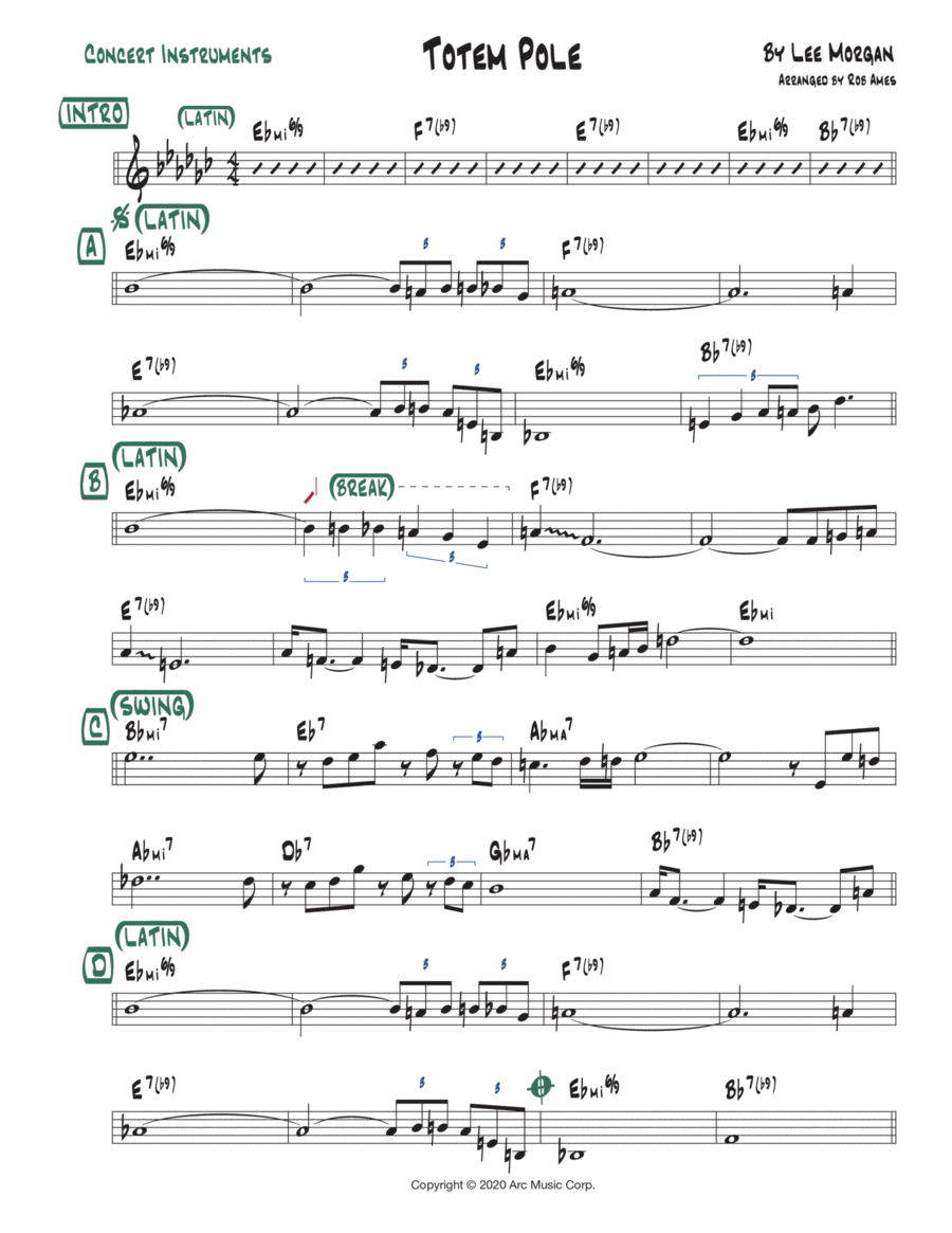 Totem Pole Voice scores gallery preview page 1