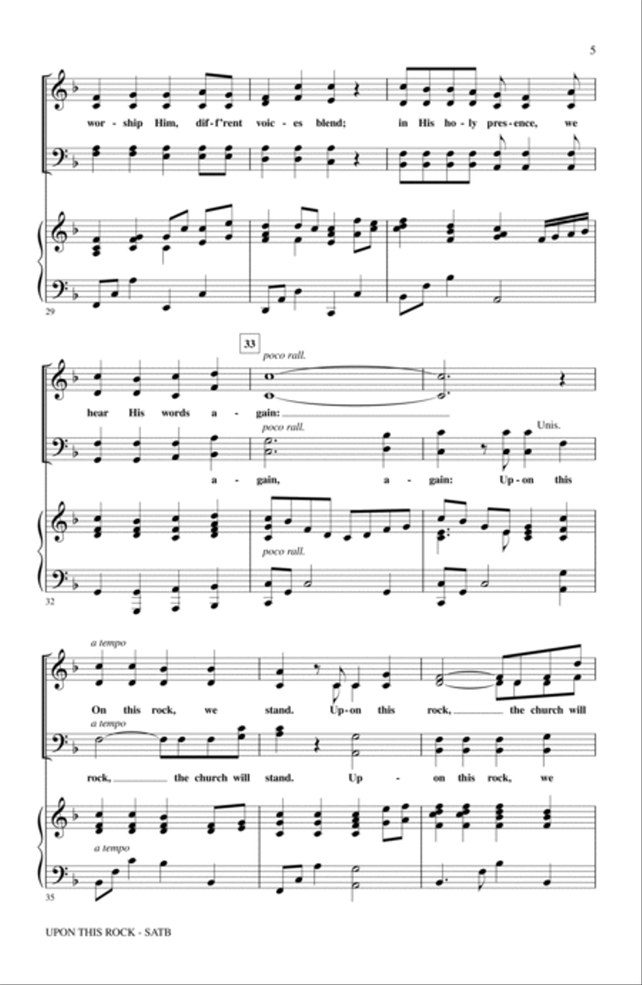 Upon This Rock Upon This Rock 4-Part scores gallery preview page 4