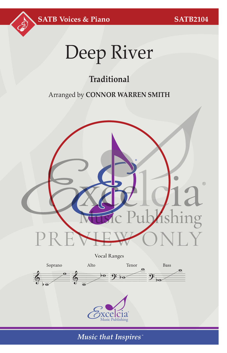 Deep River (SATB) Deep River (SATB) 4-Part scores gallery preview page 2