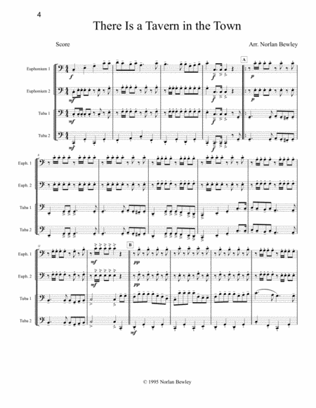 Octubafest Music Score Book - Tuba/Euphonium Quartet image number null