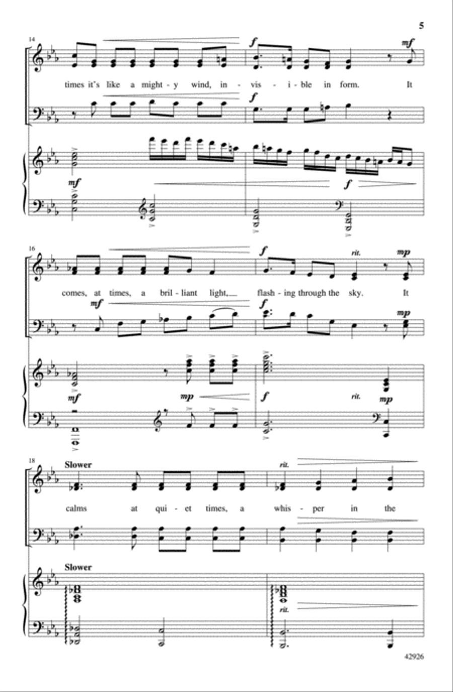 Praise to the Spirit 4-Part scores gallery preview page 4