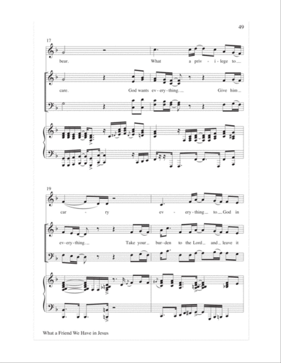 Let the Children Sing 4-Part scores gallery preview page 51