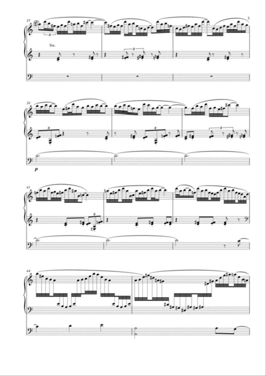 Edwyllm Organ Solo scores gallery preview page 3