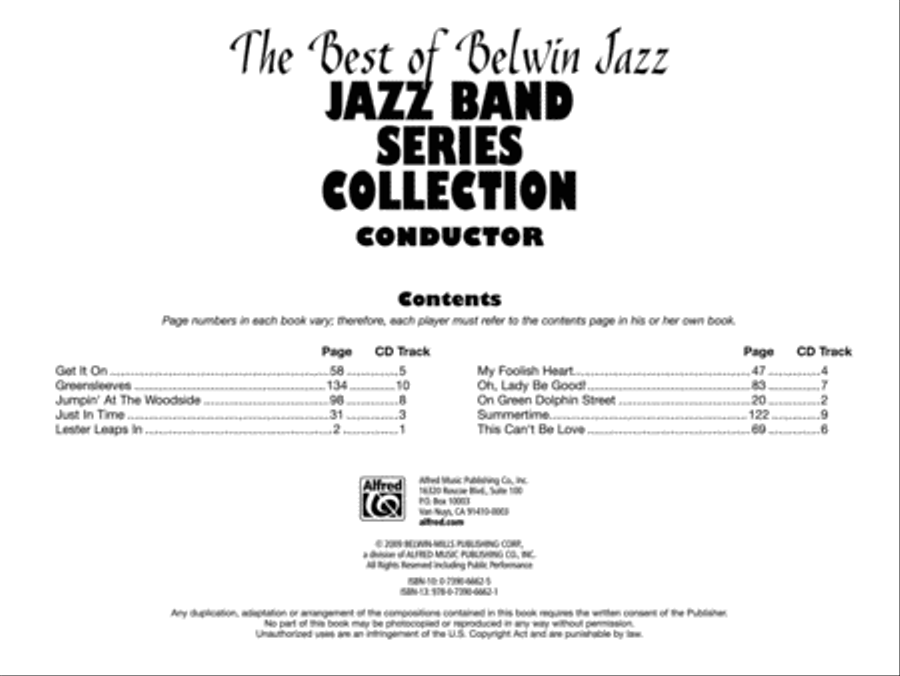 Jazz Band Collection for Jazz Ensemble