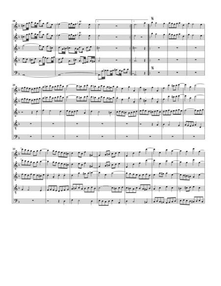 Suite for orchestra no.2, BWV 1067 (arrangement for 5 recorders)