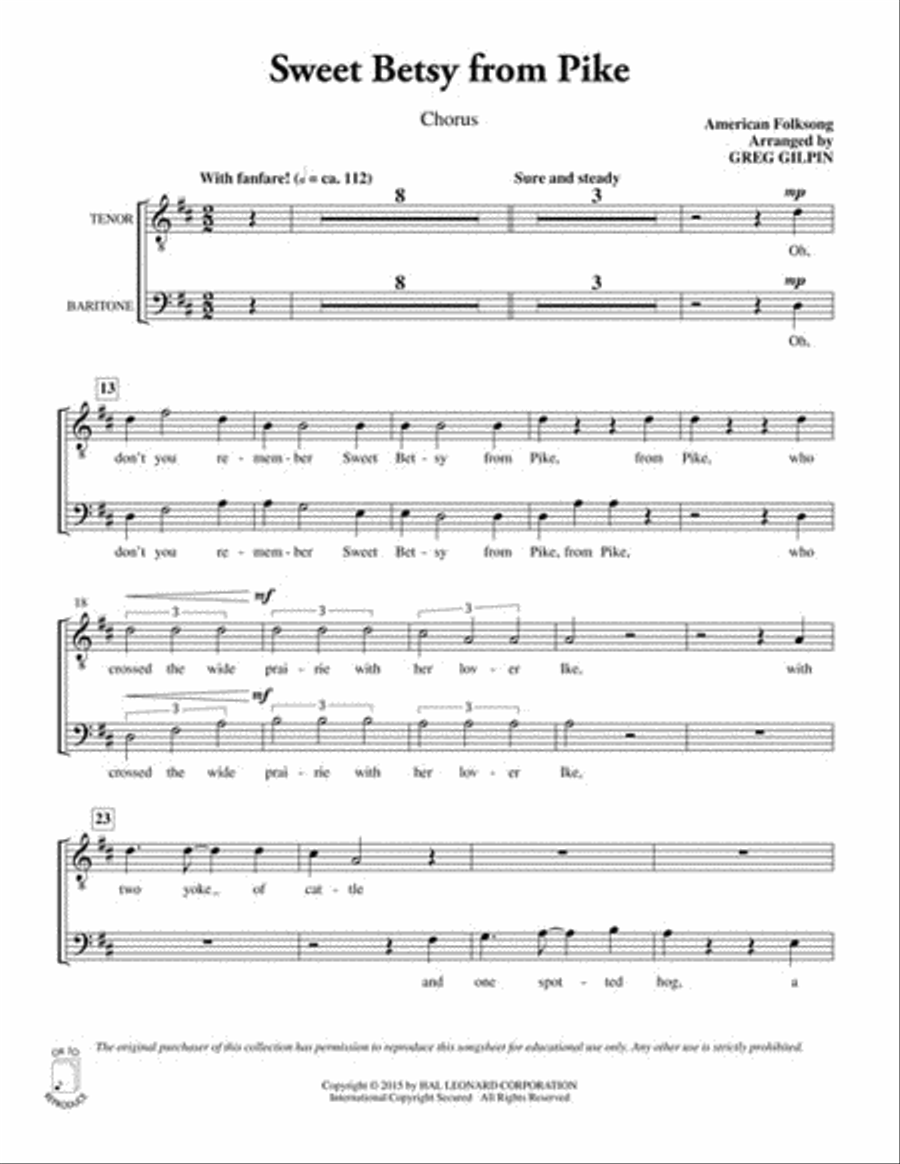 Let the Men Sing MORE! Let the Men Sing MORE! Choir scores gallery preview page 8