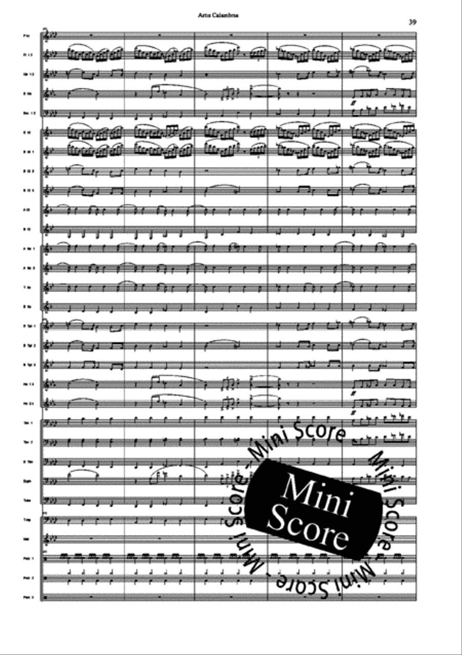 Artis Calambria Concert Band scores gallery preview page 41