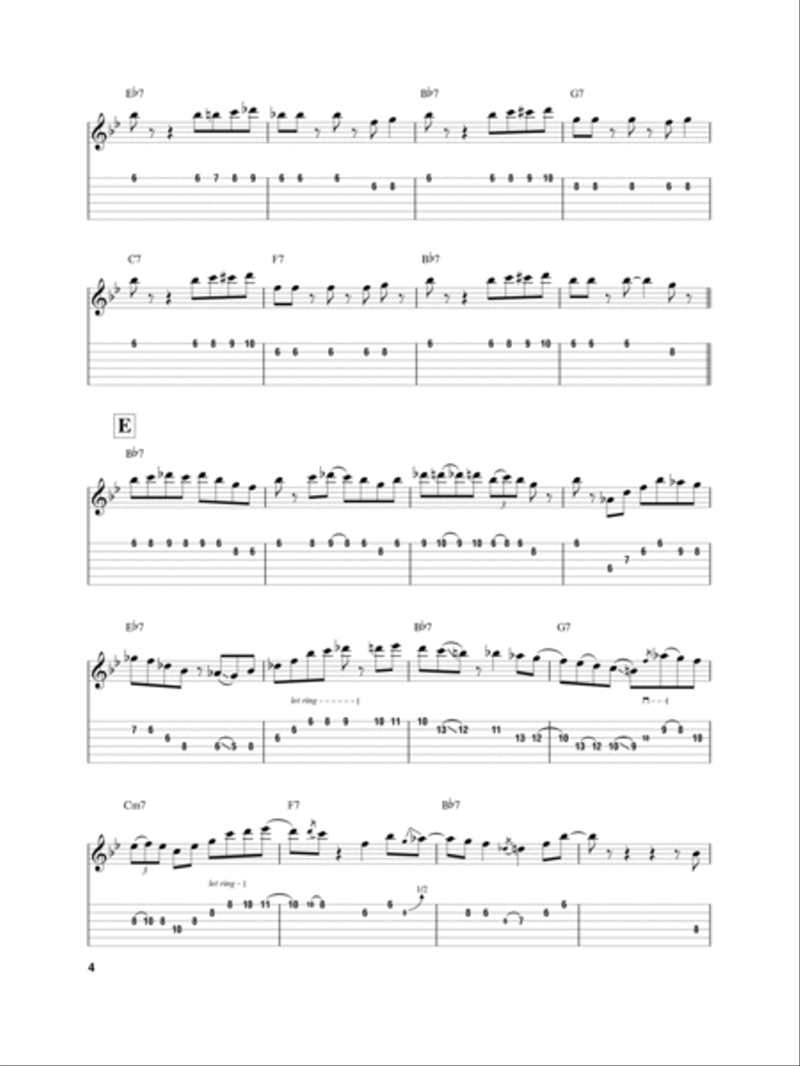 Royal Garden Blues Electric Guitar scores gallery preview page 4