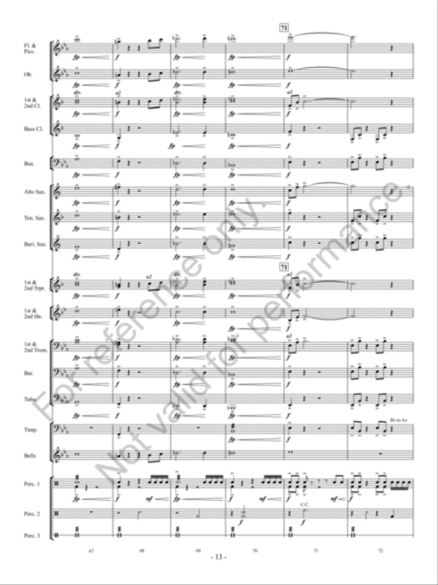 Starship Legacy Starship Legacy Concert Band scores gallery preview page 14