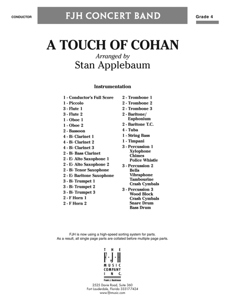 A Touch of Cohan: Score