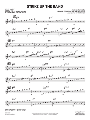 Book cover for Strike Up the Band (arr. Mark Taylor) - C Solo Sheet