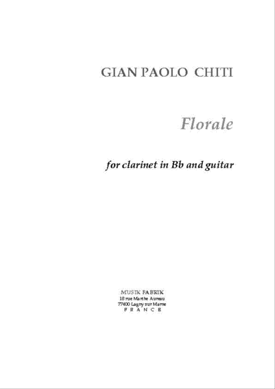 Florale Guitar scores gallery preview page 1