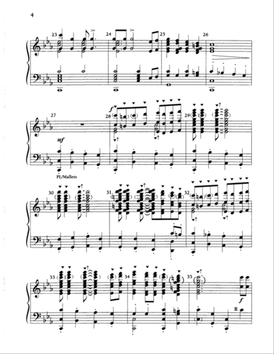 Joshua Fit the Battle of Jericho 5-Octaves scores gallery preview page 4
