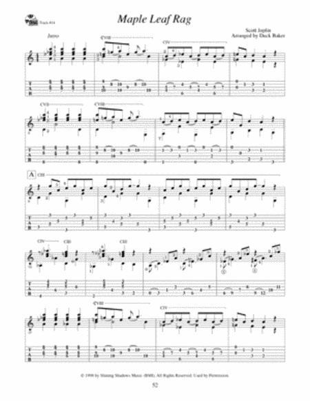 MBGU Fingerstyle Curriculum: Ragtime Solos image number null