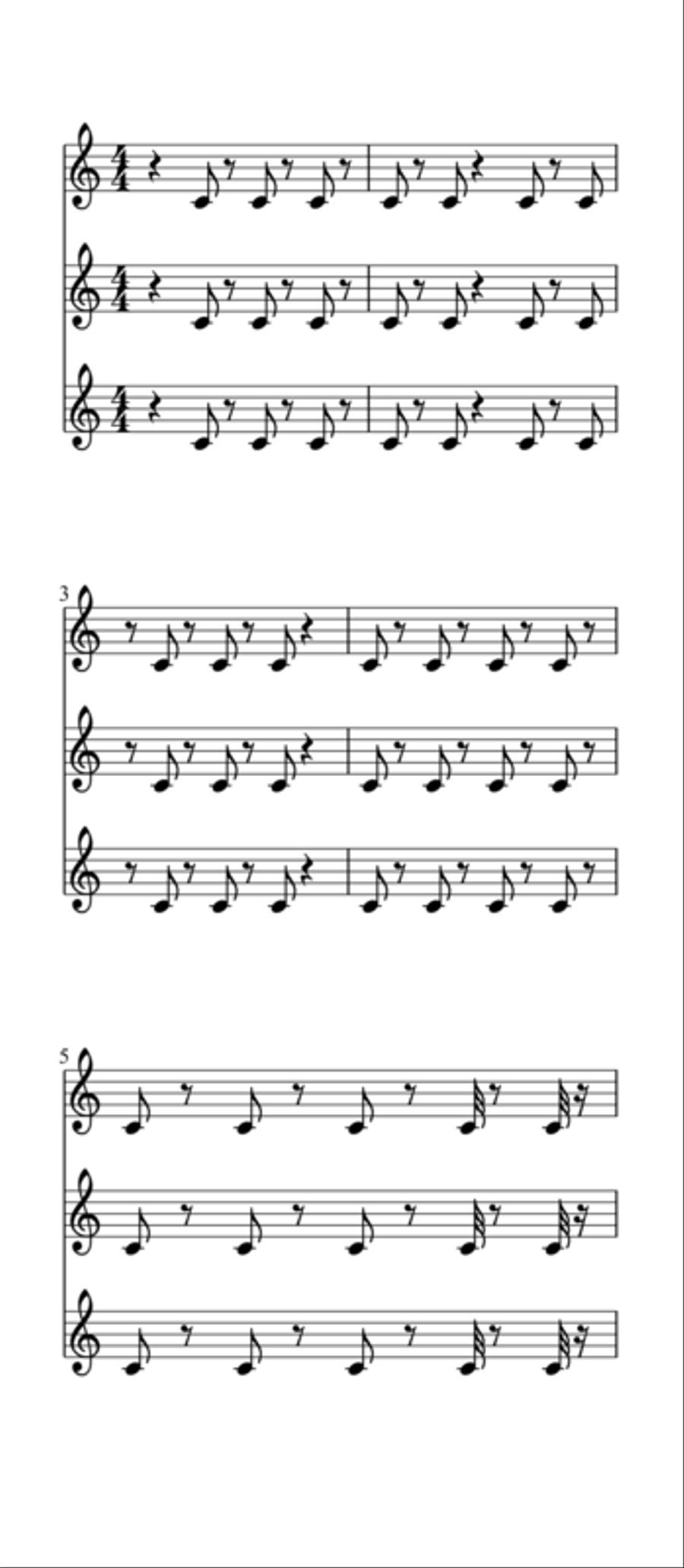 Morse Charang : 000349 Small Ensemble scores gallery preview page 5
