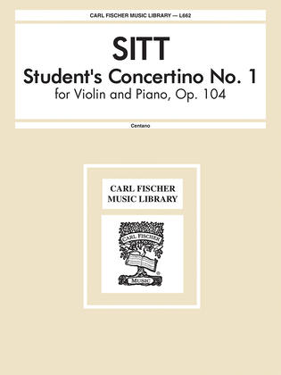 Student Concertino No. 1, Op. 104