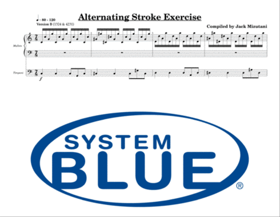 Blue Devils Front Ensemble Audition Pak - Timpani/Drumset Percussion scores gallery preview page 10