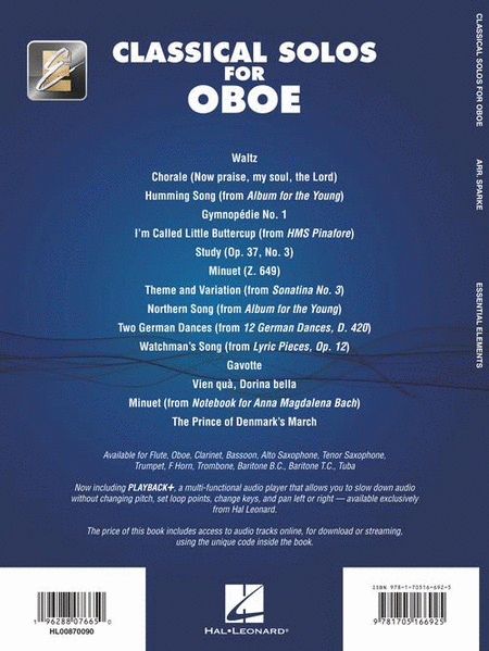 Classical Solos for Oboe