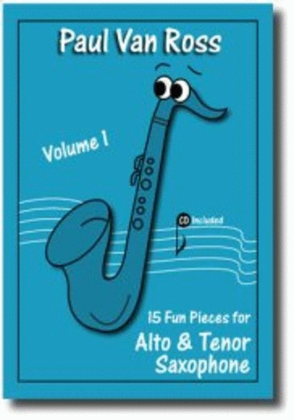 Book cover for Fun Pieces 15 Alto/Tenor Sax Book 1 Book/CD
