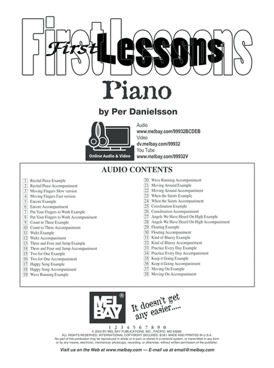 First Lessons Piano image number null