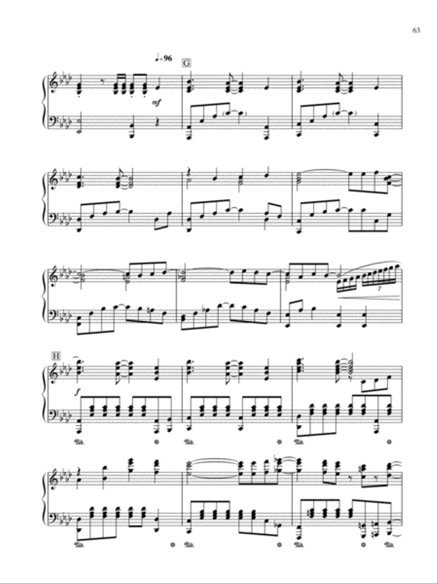 Super Mario Galaxy Ending Staff Credit Roll Piano Solo scores gallery preview page 4