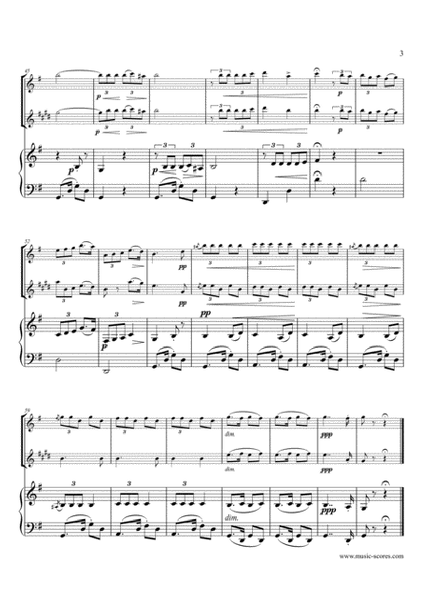 La Paloma - Flute, Alto Sax and Piano image number null