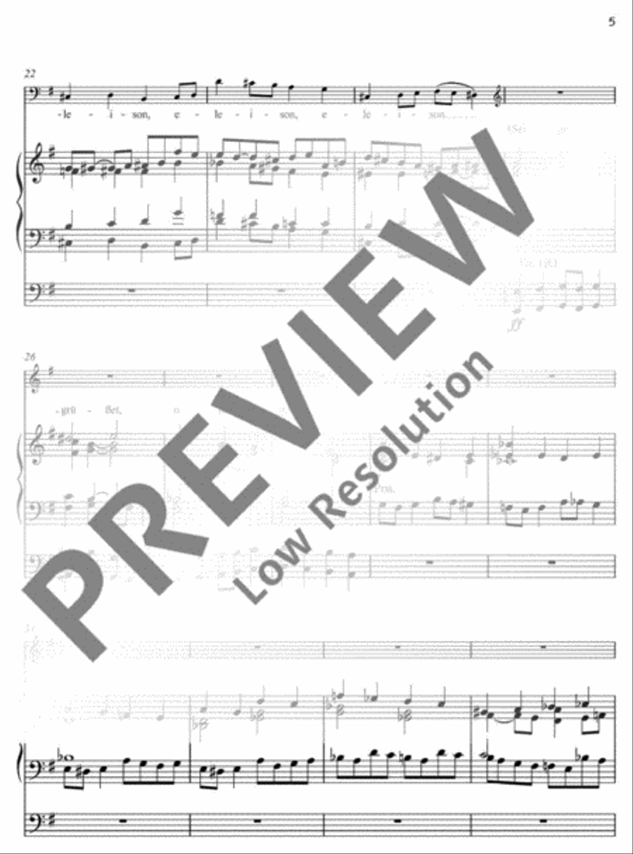 Missa festiva Organ scores gallery preview page 5