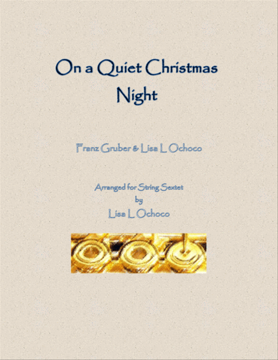 On a Quiet Christmas Night for String Sextet (2 Vln, 2 Vla, & 2 Cellos) String Orchestra scores gallery preview page 1