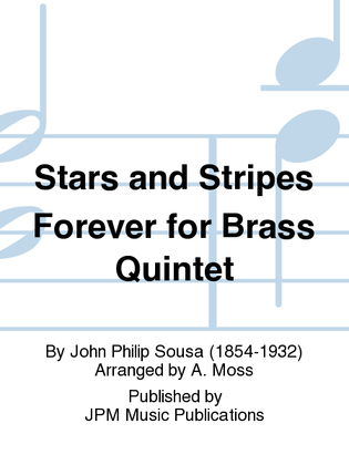 Book cover for Stars and Stripes Forever for Brass Quintet