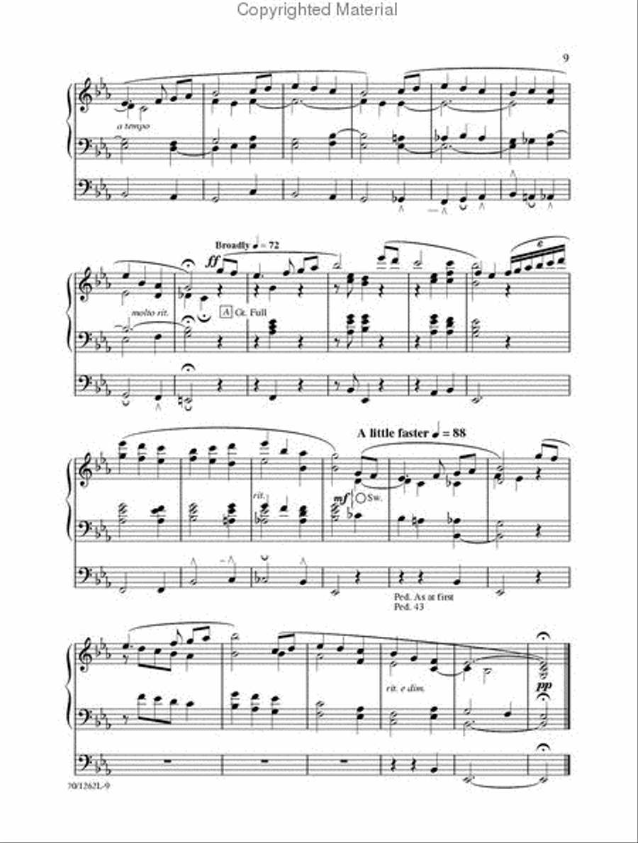 Carols of the Angels Organ Solo scores gallery preview page 5