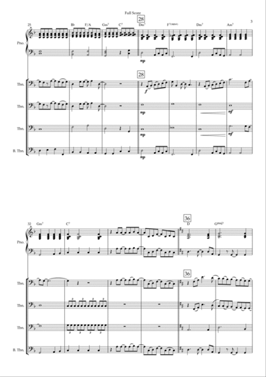 Wouldn't It Be Nice Small Ensemble scores gallery preview page 3