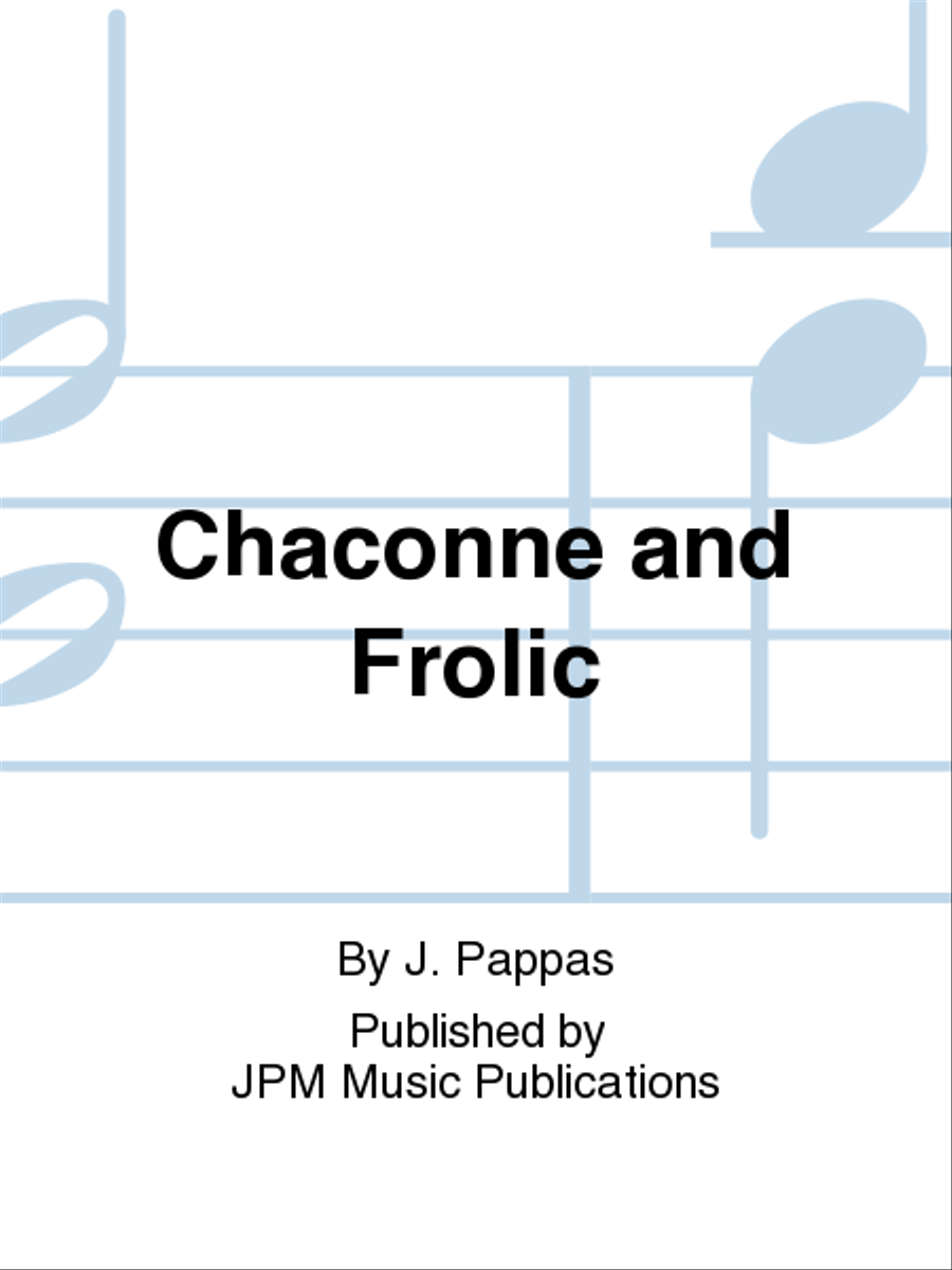 Chaconne and Frolic Chaconne and Frolic Clarinet Duet scores gallery preview page 1