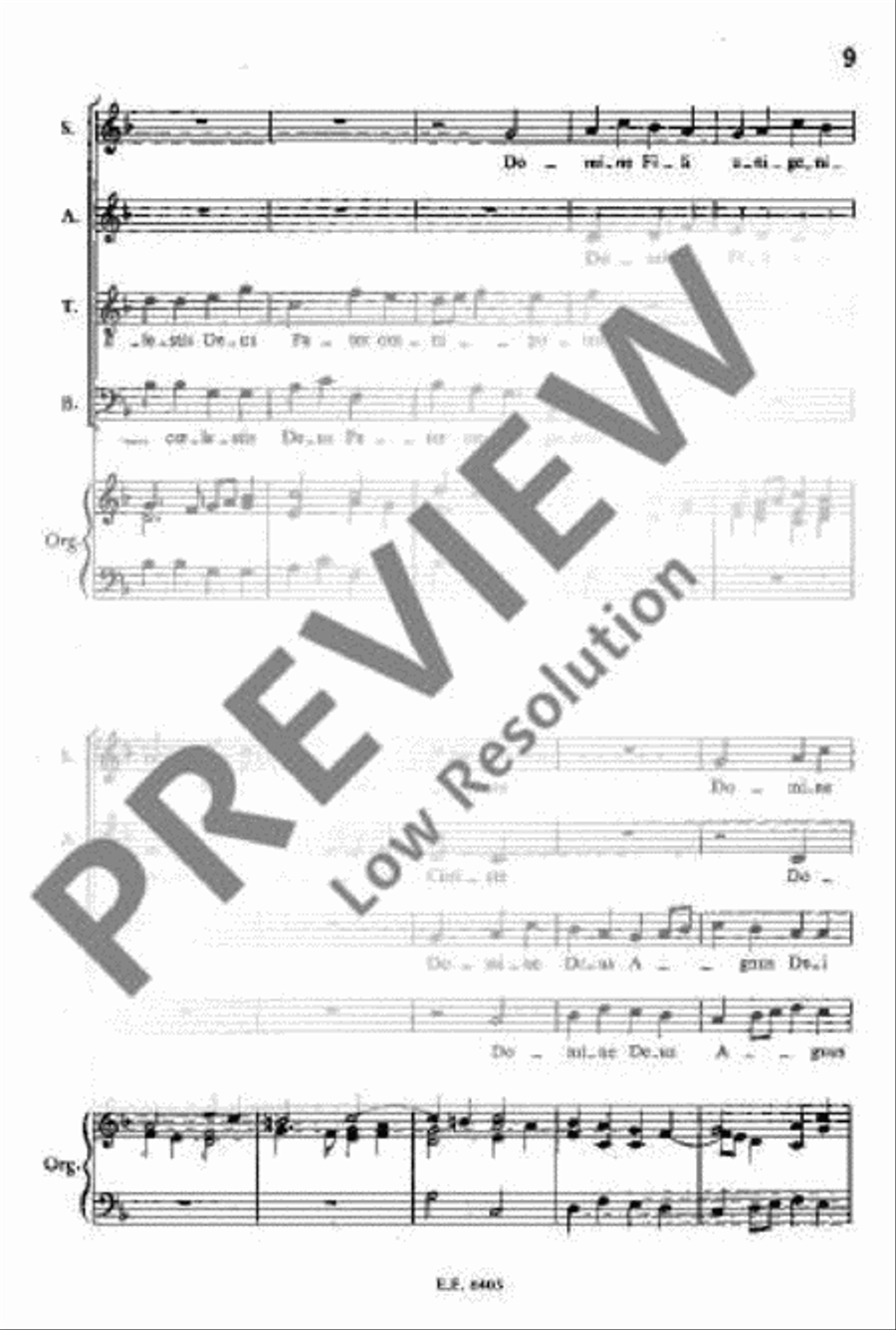 Messa Nr. II in F 4-Part scores gallery preview page 14