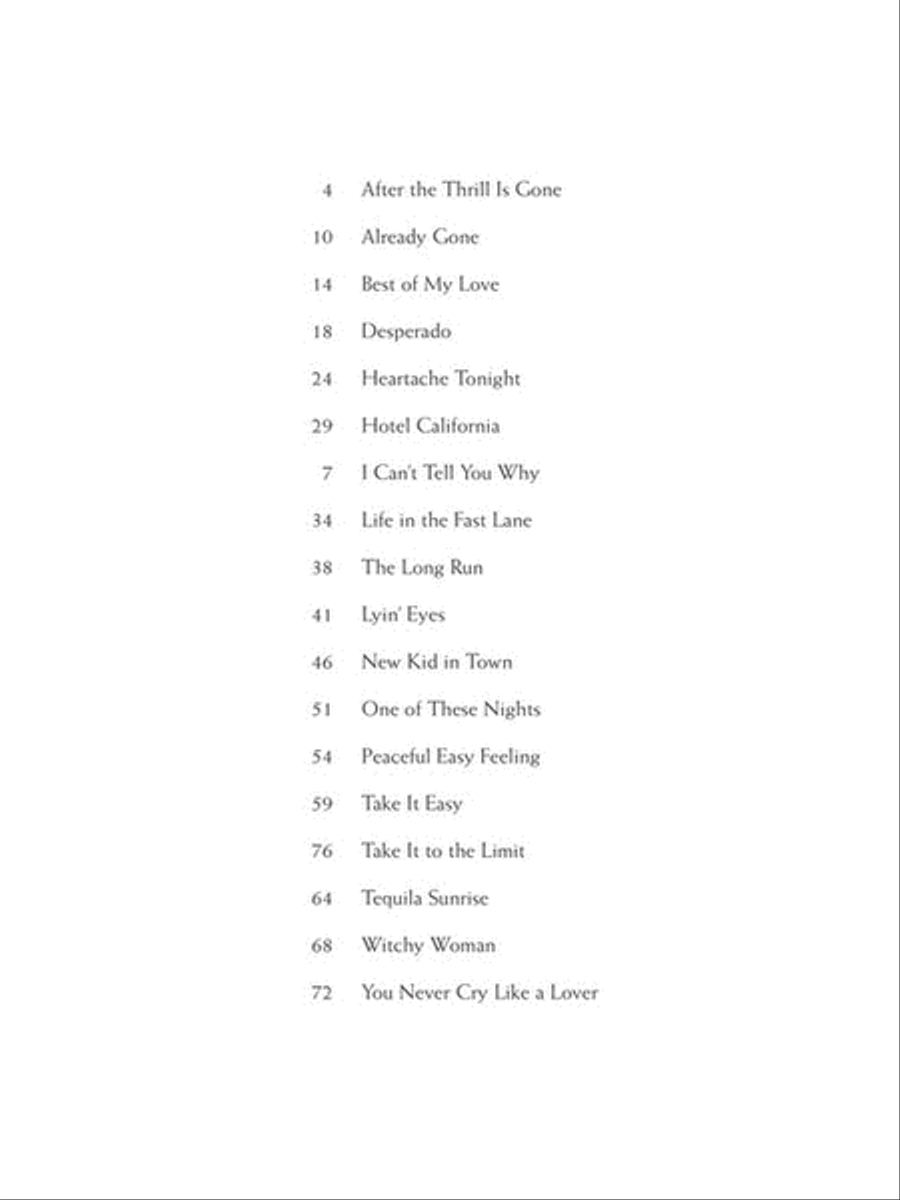 The Best of Eagles for Guitar – Updated Edition Guitar Tablature scores gallery preview page 2