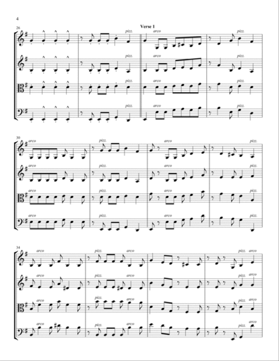 Loco (arr. John O'Hara) - Conductor Score (Full Score) String Quartet scores gallery preview page 4