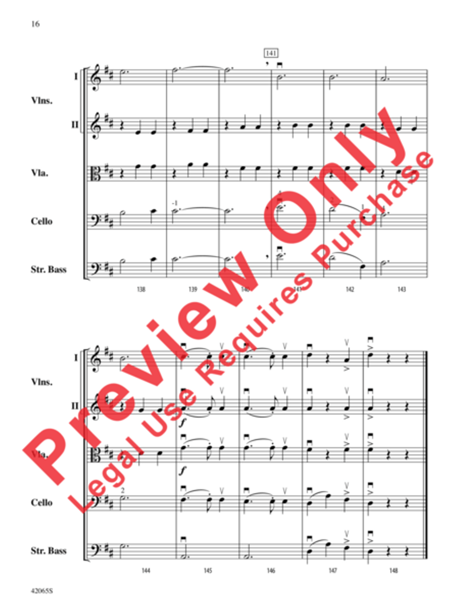 Les Patineurs String Orchestra scores gallery preview page 17