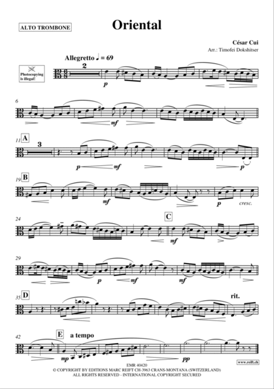Oriental Oriental Piano Accompaniment scores gallery preview page 2