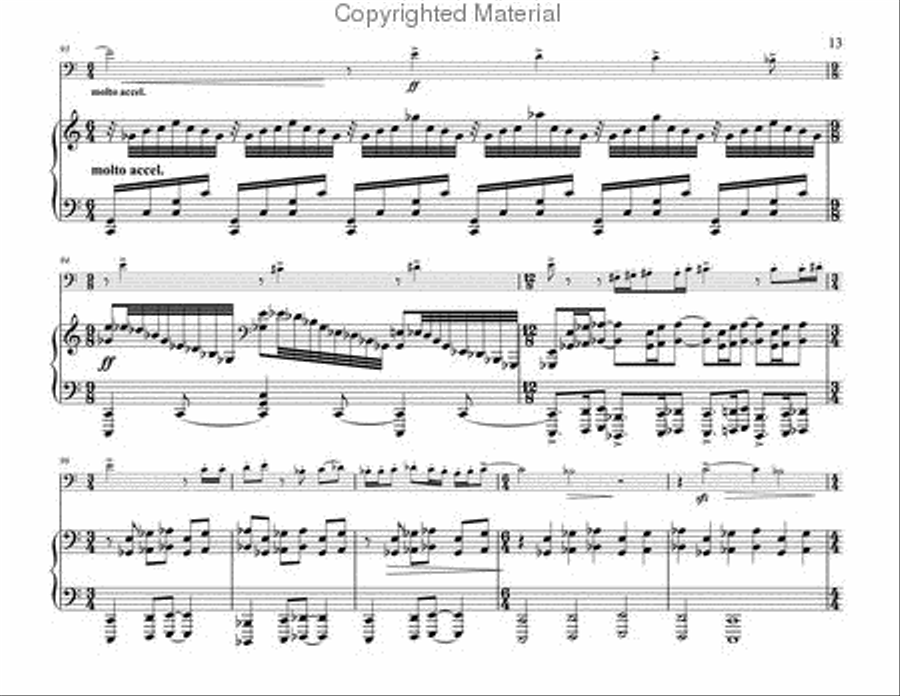 Fantasia for Trombone and Piano Piano Accompaniment scores gallery preview page 3